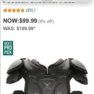 Football gear Xflexion medium boys shoulder pads